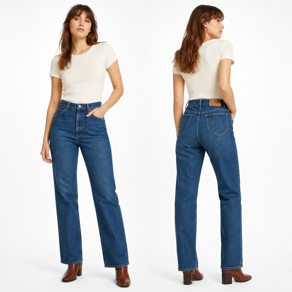 70s Lee High Waist Straight Leg Jeans | Talon 42 | Vintage Women’s W30